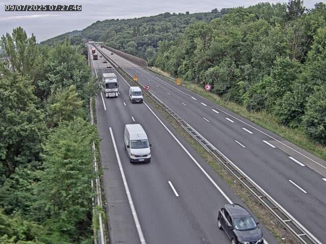 Caméra autoroute France - A30, Hayange direction Metz