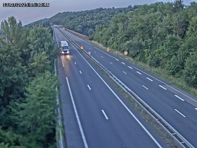 Caméra autoroute France - A30, Hayange direction Metz