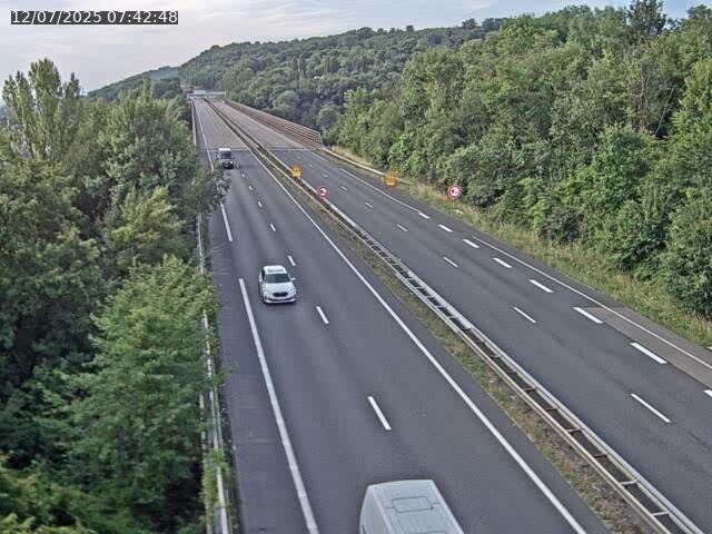 Caméra autoroute France - A30, Hayange direction Metz