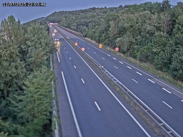 Caméra autoroute France - A30, Hayange direction Metz