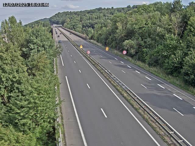 Caméra autoroute France - A30, Hayange direction Metz