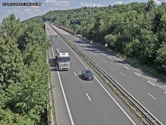 Caméra autoroute France - A30, Hayange direction Metz