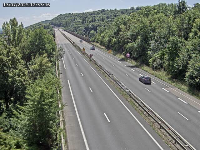 Caméra autoroute France - A30, Hayange direction Metz