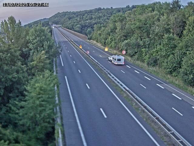 Caméra autoroute France - A30, Hayange direction Metz