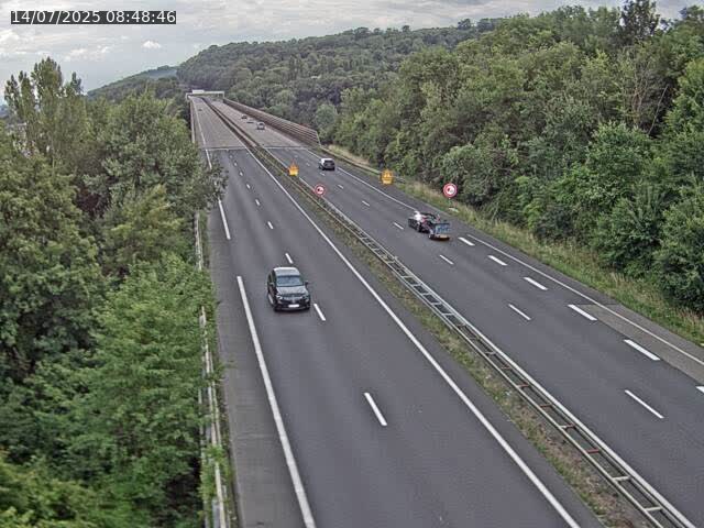 Caméra autoroute France - A30, Hayange direction Metz