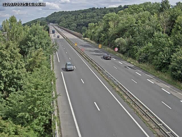 Caméra autoroute France - A30, Hayange direction Metz