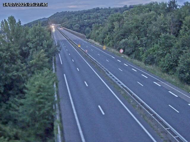 Caméra autoroute France - A30, Hayange direction Metz