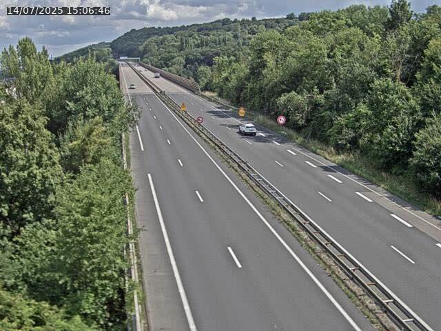 Caméra autoroute France - A30, Hayange direction Metz