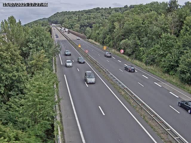 Caméra autoroute France - A30, Hayange direction Metz