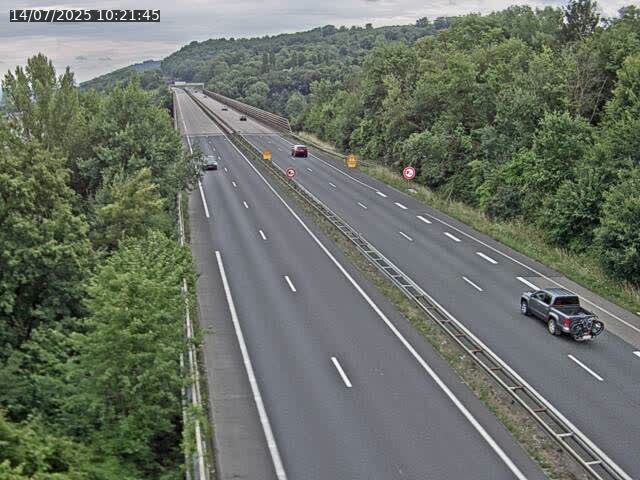 Caméra autoroute France - A30, Hayange direction Metz
