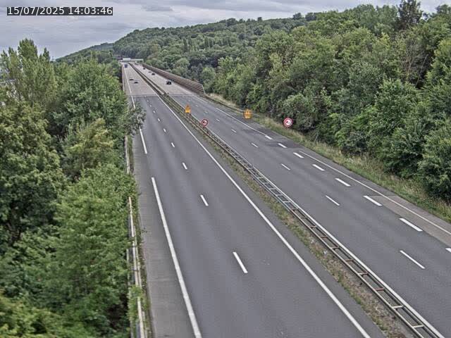Caméra autoroute France - A30, Hayange direction Metz