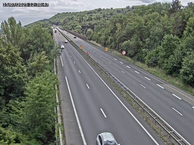 Caméra autoroute France - A30, Hayange direction Metz