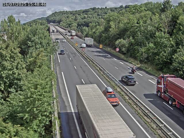 Caméra autoroute France - A30, Hayange direction Metz
