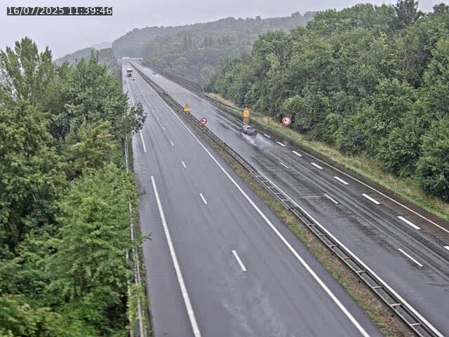 Caméra autoroute France - A30, Hayange direction Metz