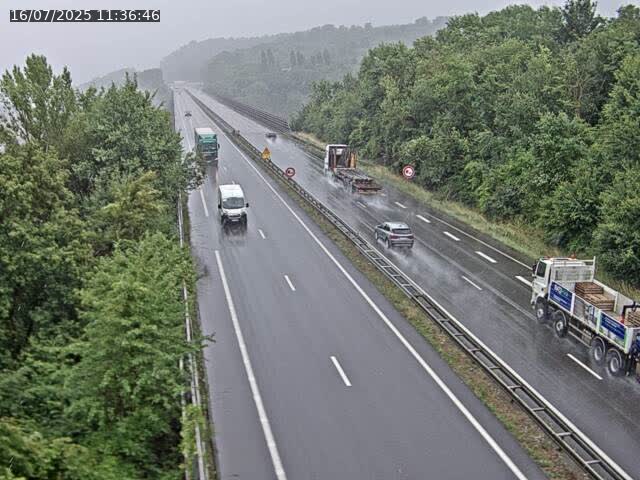 Caméra autoroute France - A30, Hayange direction Metz