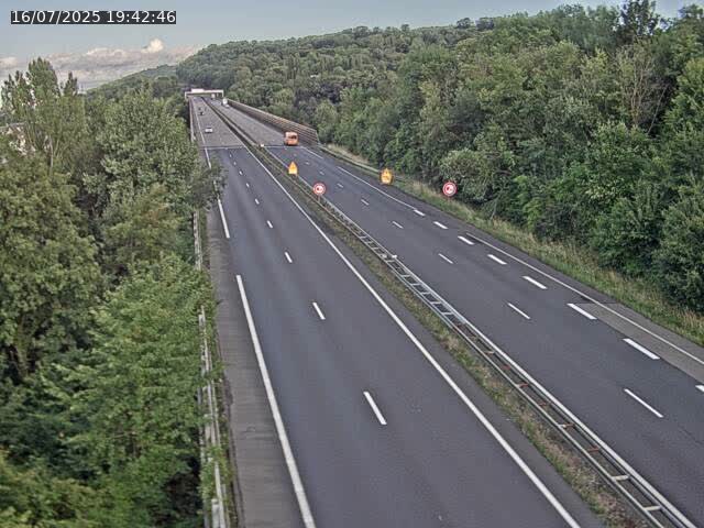Caméra autoroute France - A30, Hayange direction Metz
