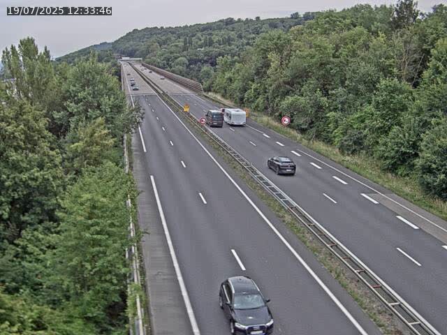 Caméra autoroute France - A30, Hayange direction Metz