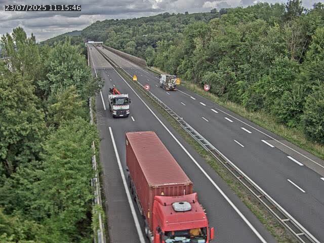 Caméra autoroute France - A30, Hayange direction Metz