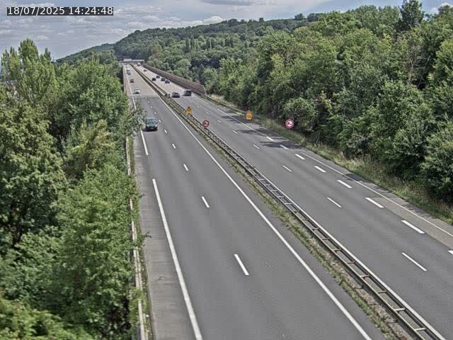 Caméra autoroute France - A30, Hayange direction Metz