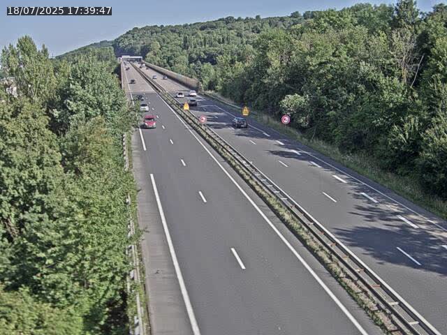 Caméra autoroute France - A30, Hayange direction Metz