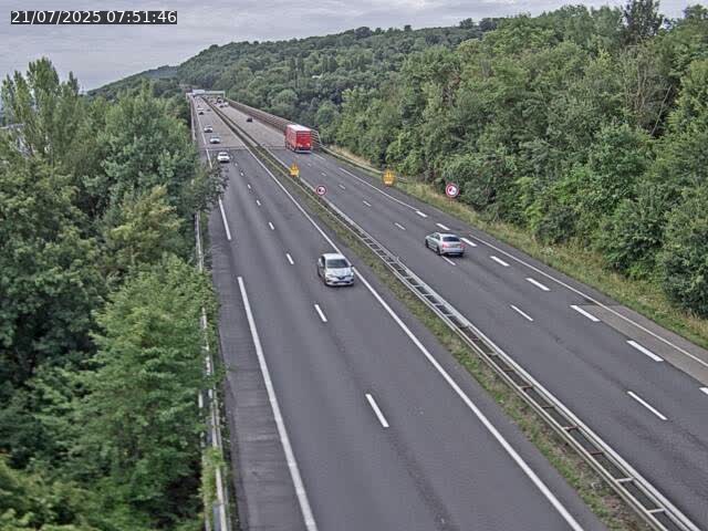 Caméra autoroute France - A30, Hayange direction Metz