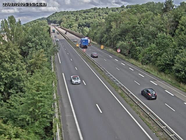 Caméra autoroute France - A30, Hayange direction Metz