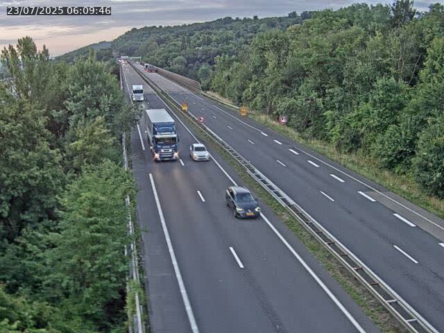 Caméra autoroute France - A30, Hayange direction Metz