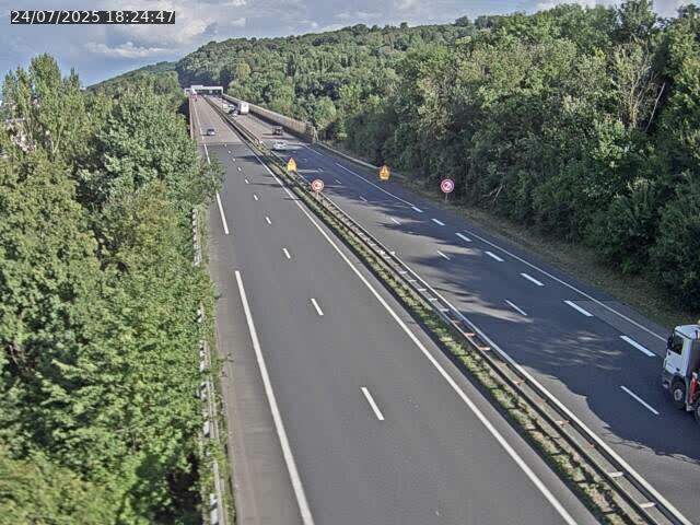 Caméra autoroute France - A30, Hayange direction Metz