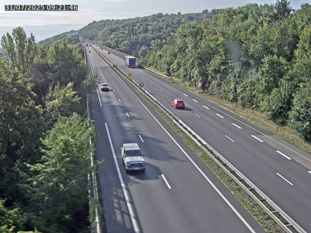 Caméra autoroute France - A30, Hayange direction Metz