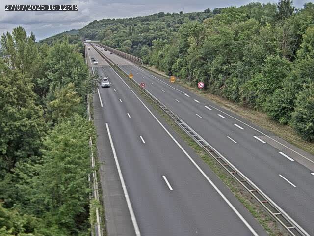 Caméra autoroute France - A30, Hayange direction Metz