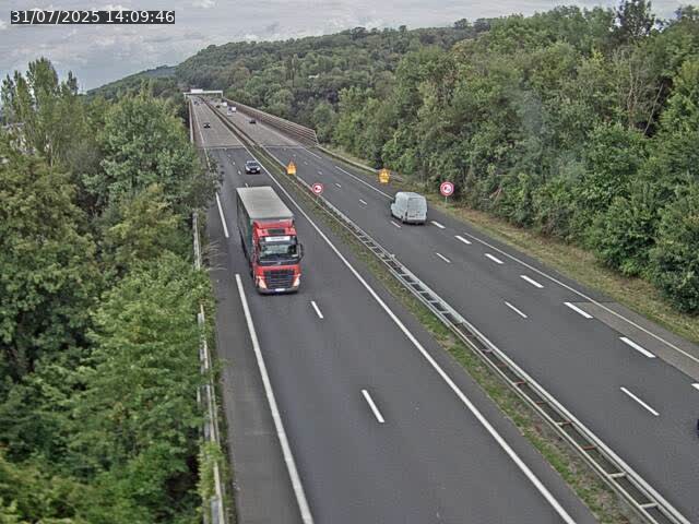 Caméra autoroute France - A30, Hayange direction Metz