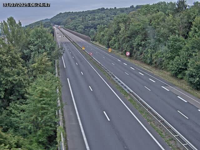 Caméra autoroute France - A30, Hayange direction Metz