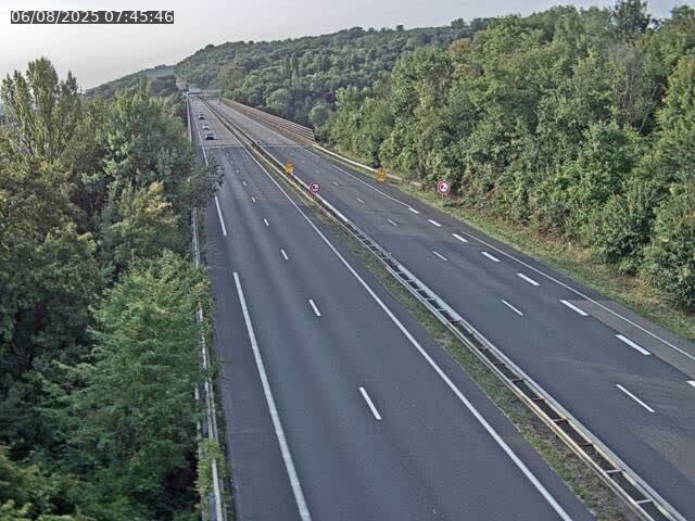 Caméra autoroute France - A30, Hayange direction Metz