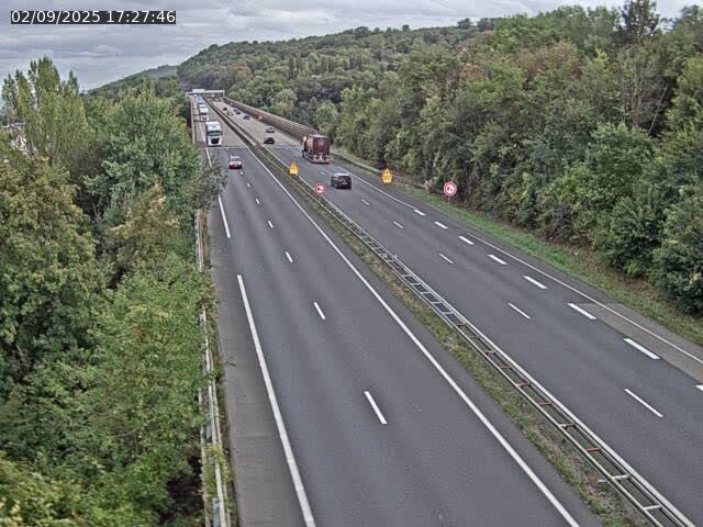 Caméra autoroute France - A30, Hayange direction Metz