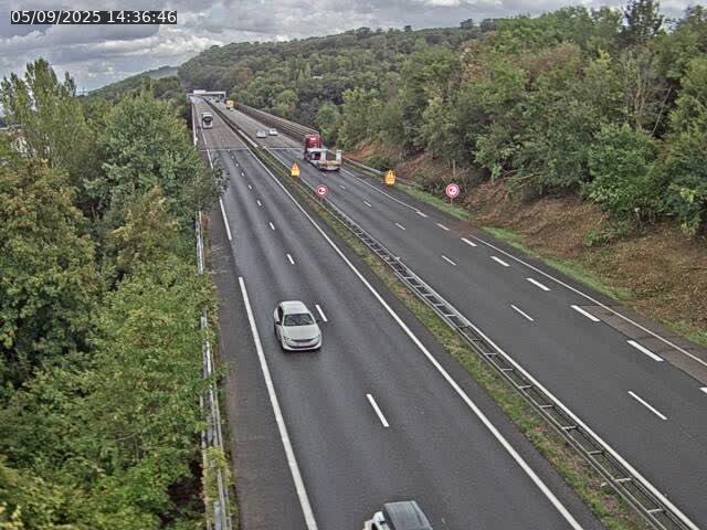 Caméra autoroute France - A30, Hayange direction Metz