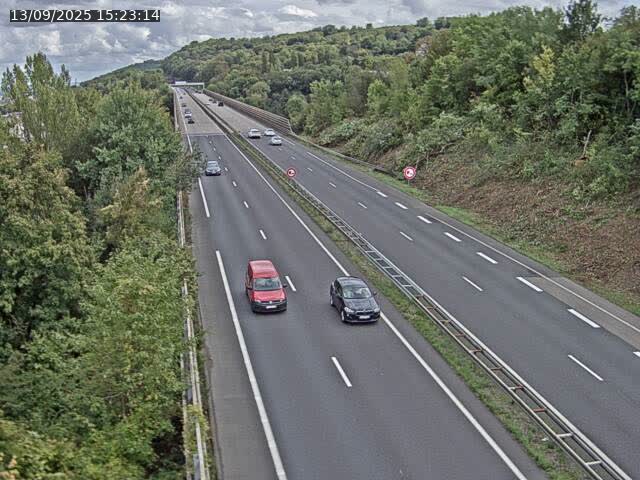 Caméra autoroute France - A30, Hayange direction Metz