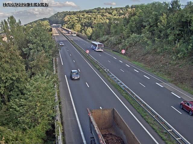 Caméra autoroute France - A30, Hayange direction Metz