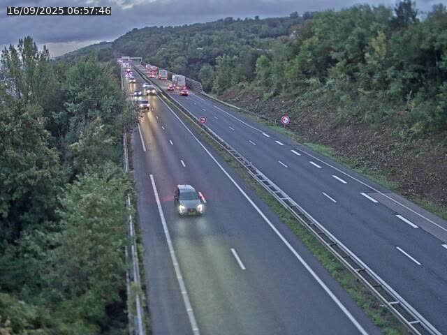 Caméra autoroute France - A30, Hayange direction Metz