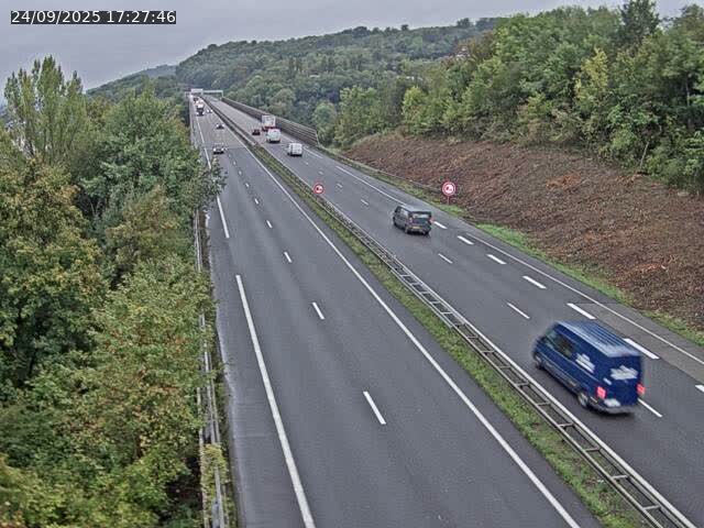 Caméra autoroute France - A30, Hayange direction Metz