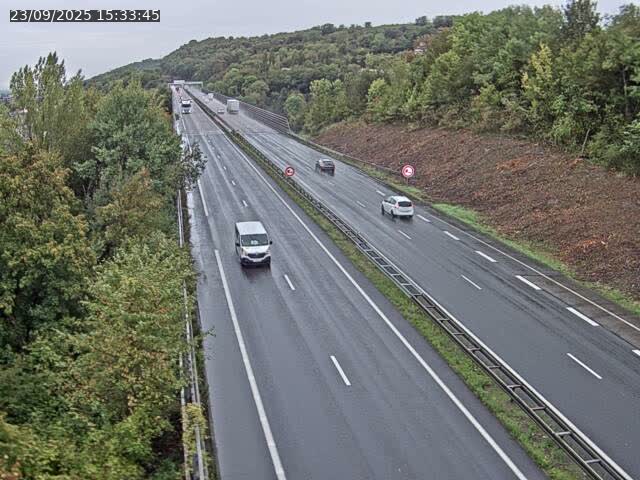 Caméra autoroute France - A30, Hayange direction Metz