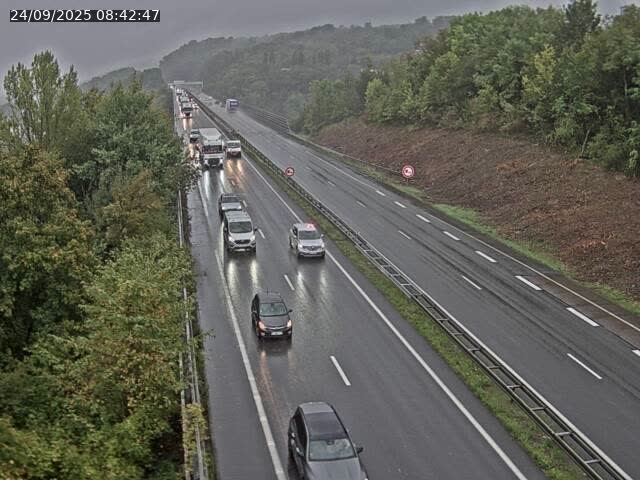 Caméra autoroute France - A30, Hayange direction Metz