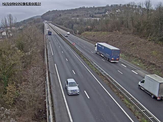 <h2>Caméra autoroute France - A30, Hayange direction Metz</h2>