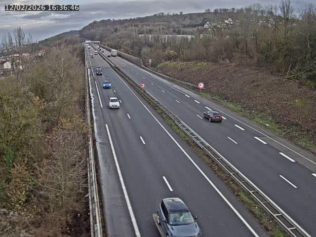 <h2>Caméra autoroute France - A30, Hayange direction Metz</h2>
