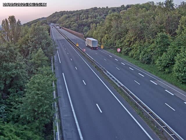 Caméra autoroute France - A30, Hayange direction Metz