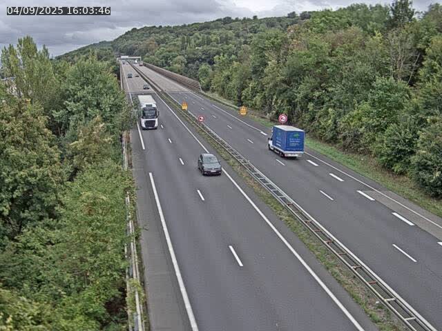 <h2>Caméra autoroute France - A30, Hayange direction Metz</h2>