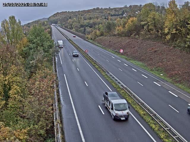 <h2>Caméra autoroute France - A30, Hayange direction Metz</h2>