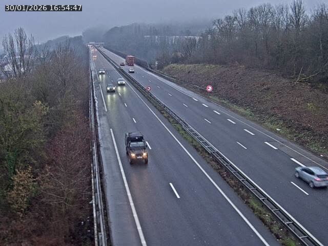 Caméra autoroute France - A30, Hayange direction Metz