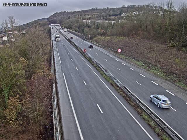 <h2>Caméra autoroute France - A30, Hayange direction Metz</h2>