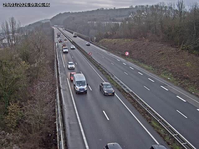 <h2>Caméra autoroute France - A30, Hayange direction Metz</h2>