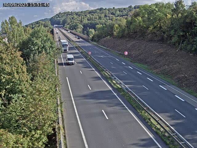 <h2>Caméra autoroute France - A30, Hayange direction Metz</h2>